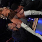 淫乱ブーツ集団交尾 褐色の美脚ギャルをザーメンSEX 蘭華